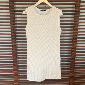 Tibi Sleeveless Textured Shift Dress